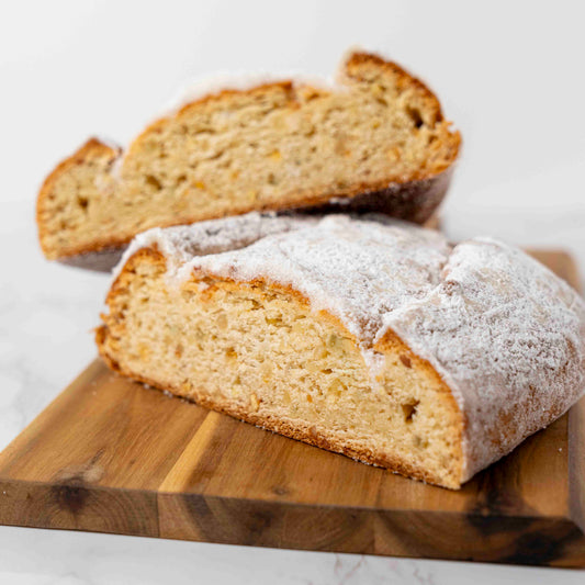 Mandelstollen (ohne Rosinen)